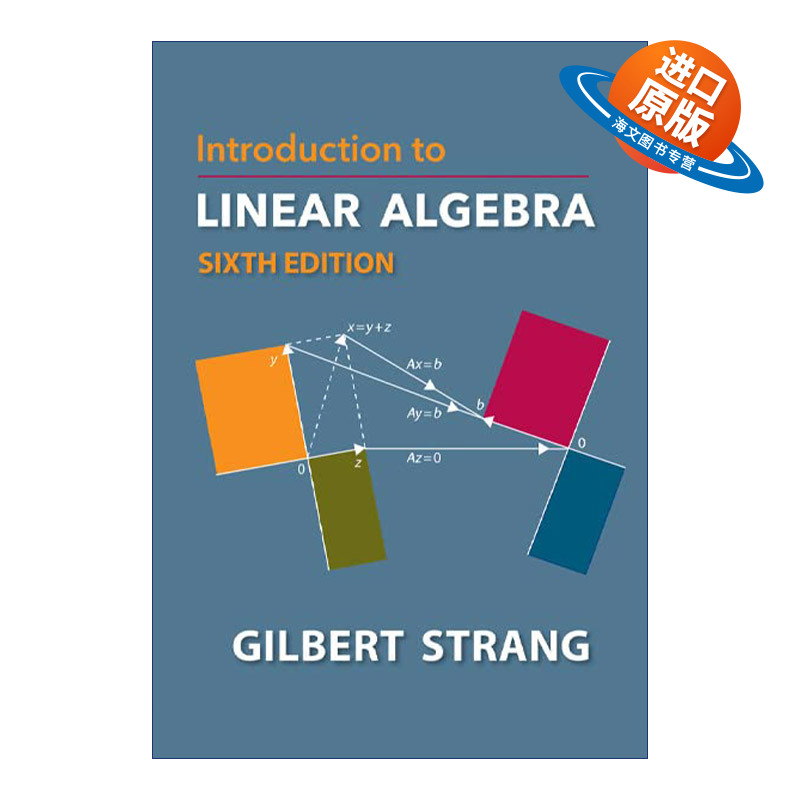 英文原版 Introduction to Linear Algebra 线性代数导论 第六版 Gilbert Strang 精装 英文版 进口英语原版书籍