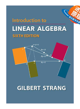 英文原版 Introduction to Linear Algebra 线性代数导论 第六版 Gilbert Strang 精装 英文版 进口英语原版书籍