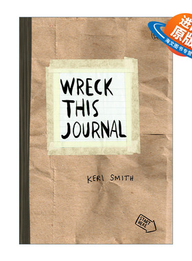英文原版 Wreck This Journal Paper bag Expanded Edition 做了这本书 纸袋扩充版 创新从破坏开始 英文版 进口英语原版书籍