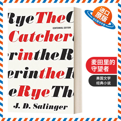 英文原版小说 The Catcher in the Rye 麦田里的守望者 100周年纪念版 英文版 进口英语原版书籍