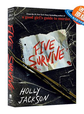 英文原版 Five Survive 五人幸存 A Good Girl's Guide to Murder系列作者Holly Jackson 悬疑推理惊悚小说 精装进口英语原版书籍