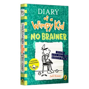 Wimpy Brainer Diary 英文版 书籍 英文原版 不动脑 Kid Book 进口英语原版 小屁孩日记18