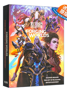 英文原版 Forging Worlds Stories Behind the Art of Blizzard Entertainment 炉石传说 暴雪30周年纪念册 精装画册 英文版进口书