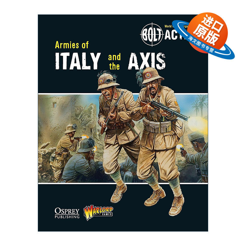 英文原版 Bolt Action Armies of Italy and the Axis 桌面战争兵棋 意大利与轴心国军队 英文版 进口英语原版书籍