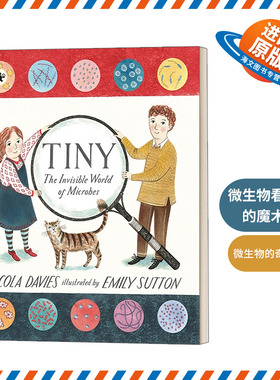 英文原版绘本 Tiny The Invisible World of Microbes 微生物看不见的魔术师 英文版 进口英语原版书籍
