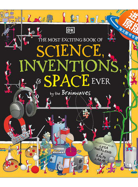 英文原版 The Most Exciting Book of Science Inventions and Space Ever by the Brainwaves 脑电波有史以来激动人心的科学发明