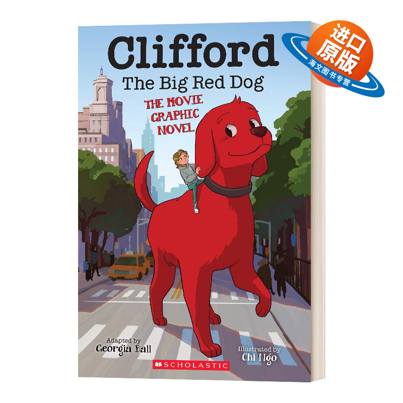 英文原版 Clifford Movie Graphic Novel 大红狗全彩漫画书 英文版 Clifford大电影改编 儿童情感趣味卡通冒险绘本 进口英语书籍