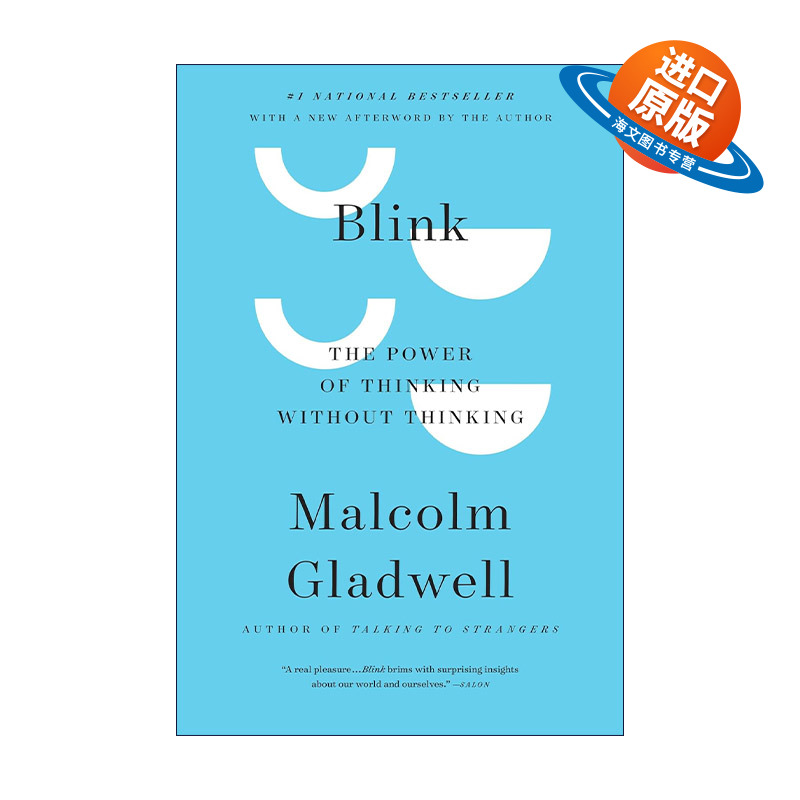 英文原版 Blink 眨眼间 不假思索的决断力 英文版 进口英语原版书籍