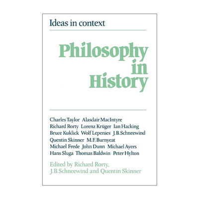 英文原版 Philosophy in History 历史中的哲学 哲学中的史学论文集 理查德·罗蒂 英文版 进口英语原版书籍