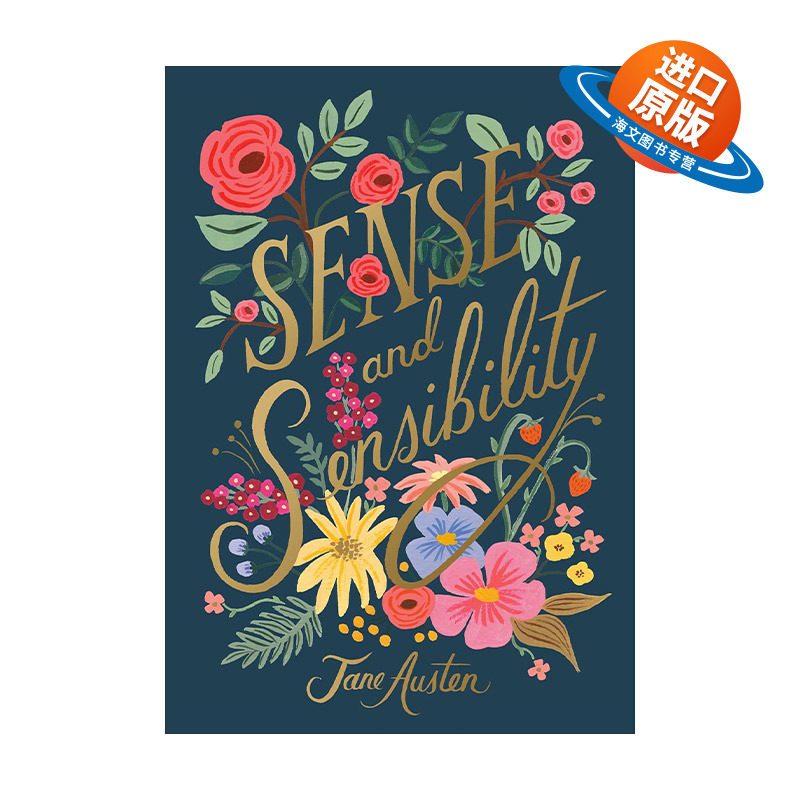 英文原版 Sense and Sensibility 理智与情感 Puffin in Bloom精装海雀繁花经典 Jane Austen简·奥斯汀英文版 进口英语原版书籍