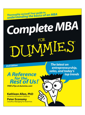英文原版 Complete MBA for Dummies 工商管理硕士完整指南 第2版 英文版 进口英语原版书籍