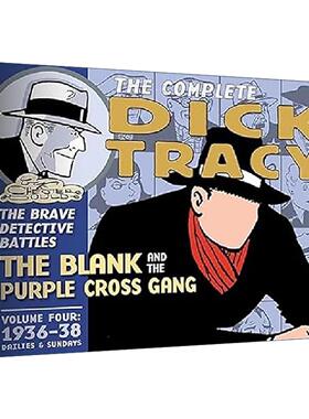 英文原版 The Complete Dick Tracy 至尊神探完整集 卷四 狄克·屈莱西 同名电影原著漫画 Chester Gould 精装 进口英语原版书籍