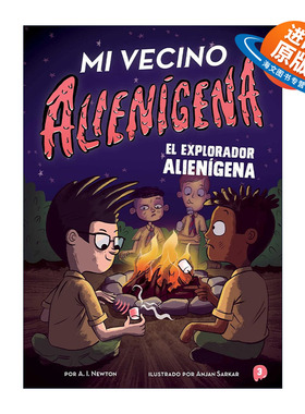 原版 Mi vecino alienigena 3 El explorador alienigena 隔壁的外星人 侦察兵 西班牙语版 章节书 进口原版书籍