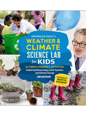 英文原版 Professor Figgy's Weather and Climate Science Lab for Kids 给孩子的天气和气候实验室英文版 进口英语原版书籍