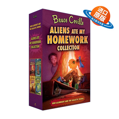 英文原版 Aliens Ate My Homework Collection Boxed Set 外星人吃了我的作业4册盒装 青少年科幻冒险小说 英文版 进口英语书籍