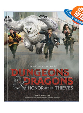英文原版 The Art of Making Dungeons and Dragons Honour Amongst Thieves 龙与地下城 侠盗荣耀 电影艺术设定集 精装进口书籍