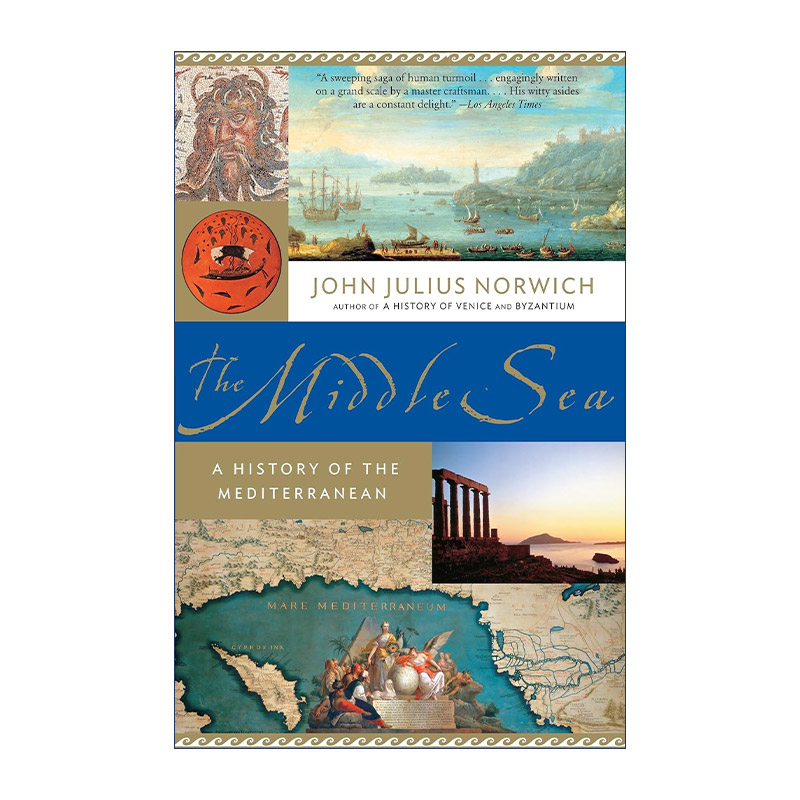 英文原版 The Middle Sea 地中海史 拜占庭的新生作者John Julius Norwich 英文版 进口英语原版书籍