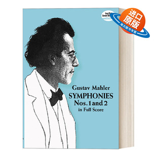 英文原版 Symphonies Nos. 1 and 2 in Full Score 马勒第一交响曲和第二交响曲全谱 英文版 进口英语原版书籍