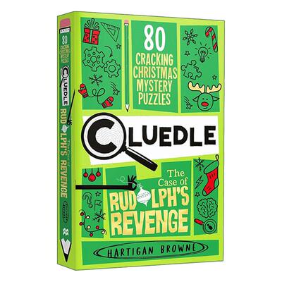 英文原版 Cluedle The Case of Rudolph's Revenge 解谜益智游戏书 鲁道夫复仇案 50道推理解密谜题 英文版 进口英语原版书籍