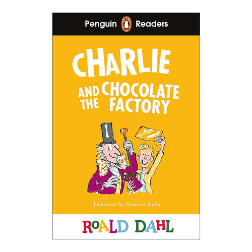 英文原版 Penguin Readers Level 3 Roald Dahl Charlie and the Chocolate Factory 企鹅分级阅读3级 查理和巧克力工厂 进口书籍