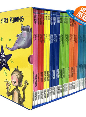 英文原版 Hachette Start Reading 52册 绘本 Start Reading 52 Copy Slipcase 儿童启蒙分级读物 52册 英文版 进口英语原版书籍