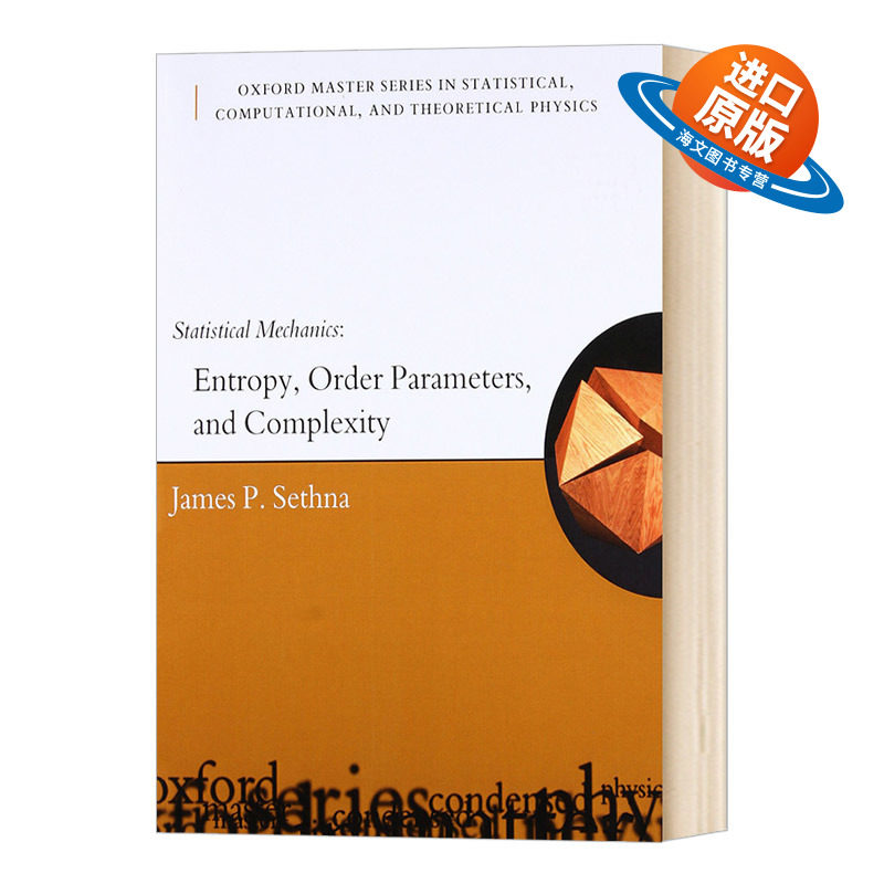 英文原版 Statistical Mechanics  统计力学：熵，规则参数和复杂性指征 英文版