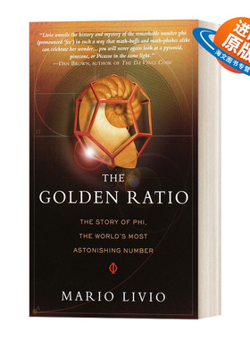 英文原版 The Golden Ratio 黄金分割 Mario Livio马里欧李维欧 英文版 进口英语原版书籍