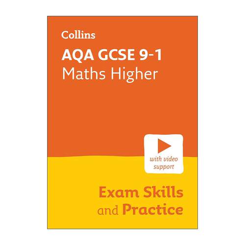 英文原版 Collins AQA GCSE 9-1 Maths Higher Exam Skills and Practice 柯林斯初高中数学进阶课程考试技巧及练习 英文版 进口