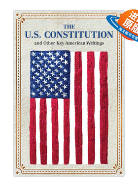 英文原版 The U.S.Constitution and Other Key American Writings 美国宪法及其他重要著作 软精装皮质封面词云经典 进口英语书籍