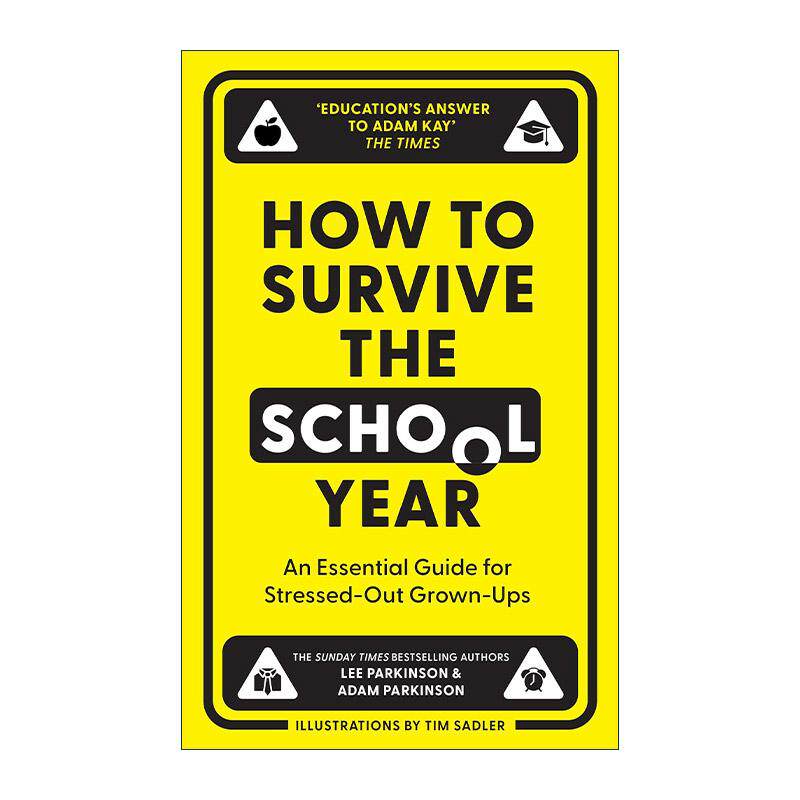 英文原版 How to Survive the School Year 如何熬过新的学年 给家长或老师的成人幽默抗压指南 精装 英文版 进口英语原版书籍