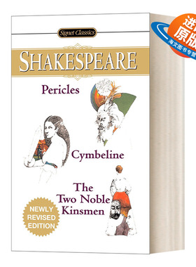 英文原版 Pericles/Cymbeline/The Two Noble Kinsmen 莎士比亚喜剧三部 泰尔亲王佩里克里斯 辛白林 两贵亲 英文版 进口英语书籍
