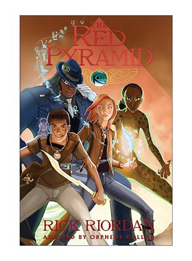 英文原版 The Kane Chronicles 01 The Red Pyramid埃及守护神系列1 凯恩与邪神之塔 红色金字塔 漫画版 Percy Jackson波西杰克逊