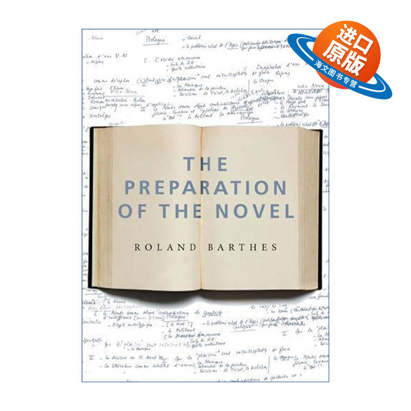 英文原版 The Preparation of the Novel 罗兰·巴尔特文集 小说的准备 法兰西学院课程和研究班讲义 Roland Barthes 进口书籍