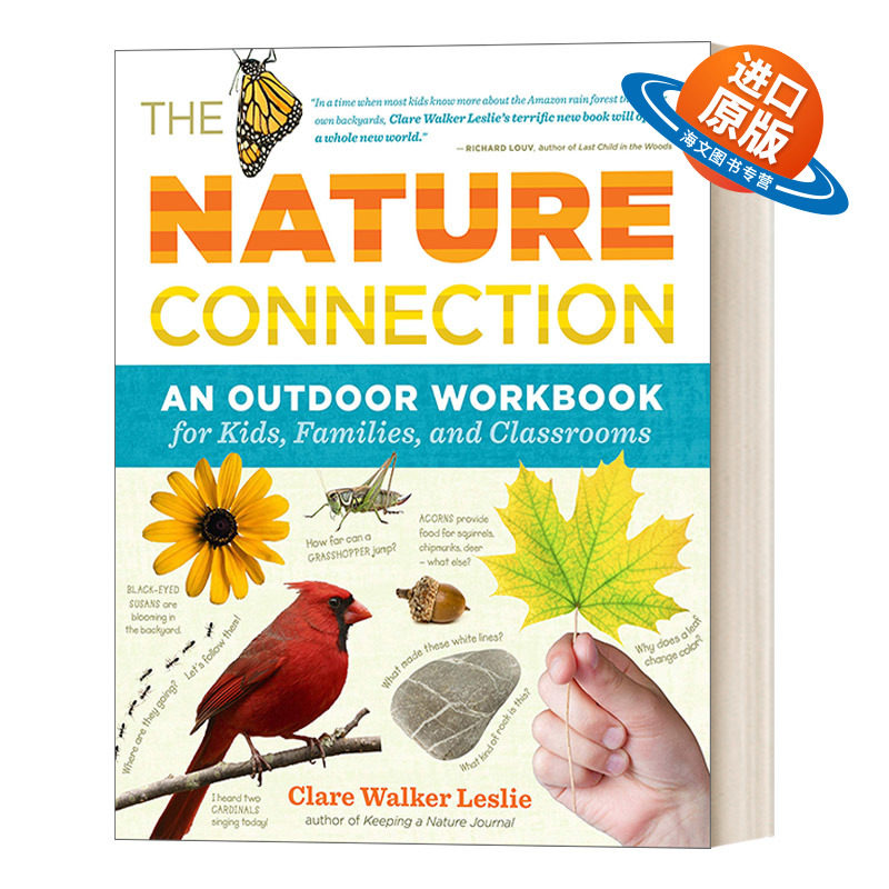 英文原版 The Nature Connection 我的自然笔记 找寻一种探索周围世界的新途径 Clare Walker Leslie 英文版 进口英语原版书籍