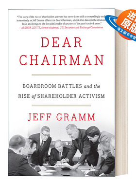 英文原版 Dear Chairman 正在爆发的股权战争 深度解析股东 董事会 经营高管的责权利博弈与公司治理 英文版 进口英语原版书籍