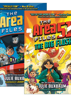 英文原版 The Area 51 Files 51区档案系列1-2册 儿童科幻推理小说 Julie Buxbaum 进口英语原版书籍