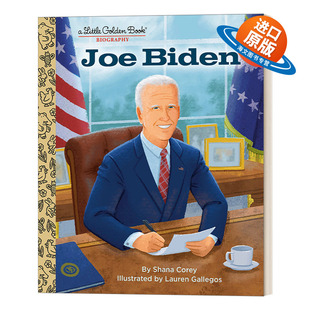 Little Biography Joe 英文版 书籍 英文原版 小金书 Golden Biden 传记 约瑟夫·拜登 Book 进口英语原版 兰登书屋精装