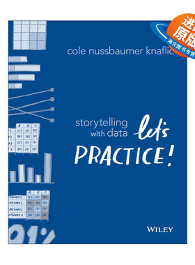 英文原版 Storytelling With Data Let‘S Practice 用数据讲故事 专业图表实训教程 英文版 进口英语原版书籍