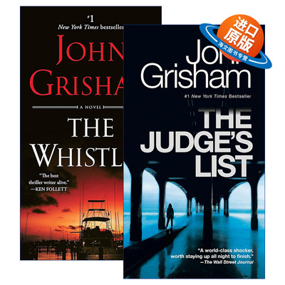 英文原版小说 The Whistler 吹口哨的人系列2册 John Grisham 英文版 进口英语原版书籍