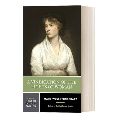 英文原版 A Vindication of the Rights of Woman 女权辩护 诺顿文学解读系列Norton Critical Edition 英文版 进口英语原版书籍