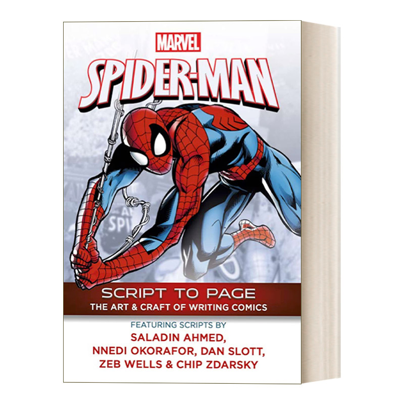 英文原版 Marvel's Spider-Man- Script To Page漫威蜘蛛侠漫画书幕后创作系列书籍顶级作家和编辑的剧本和评论英文版进口书