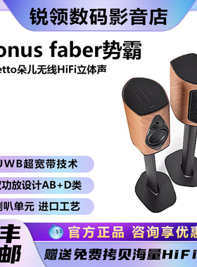 势霸Duetto朵儿有源HIFI音响蓝牙5.0无线/有线双模高保真书架音箱