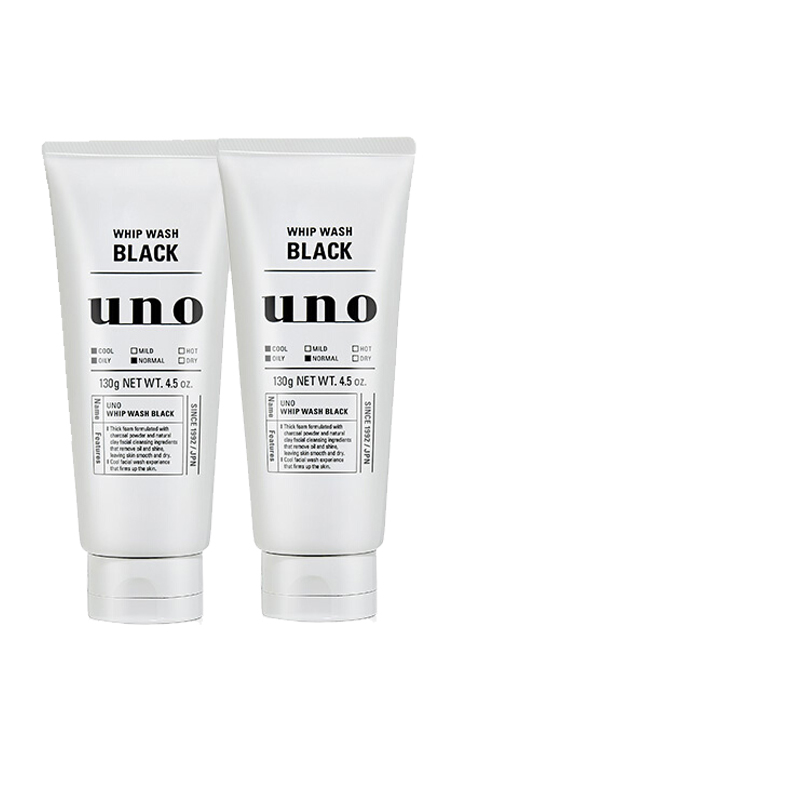 【UNO吾诺】资生堂男士专用洁面130g*2支