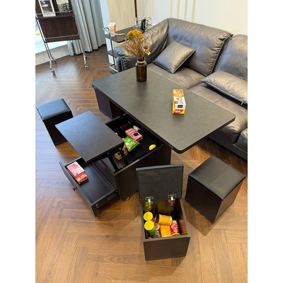 多功能升降茶几餐桌两用折叠一体式家用小户型可移动客厅储物茶几