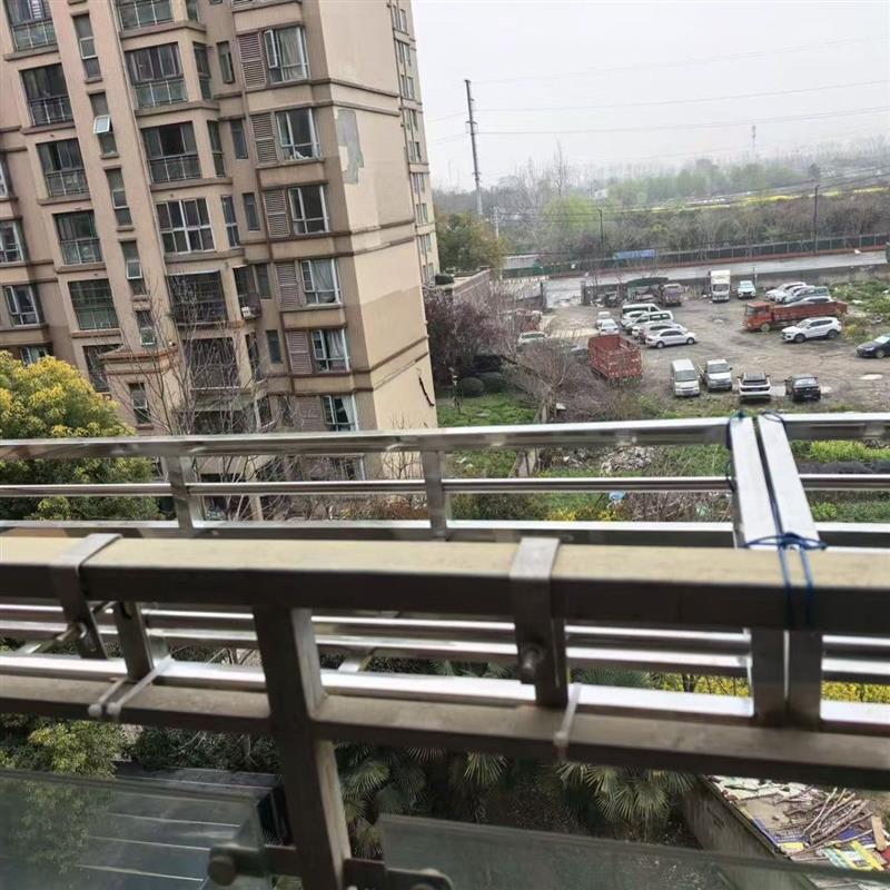 窗台阳台花架种菜花盆架悬挂式花架壁架高层不锈钢户外延伸栏杆
