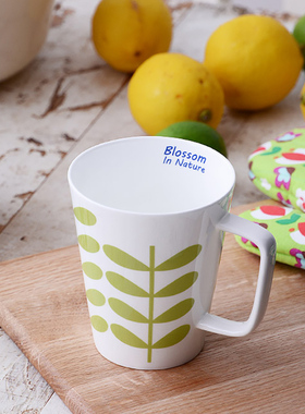 GOING HOME绽放中的春天陶瓷骨瓷牛奶咖啡马克杯子带把手陶瓷水杯