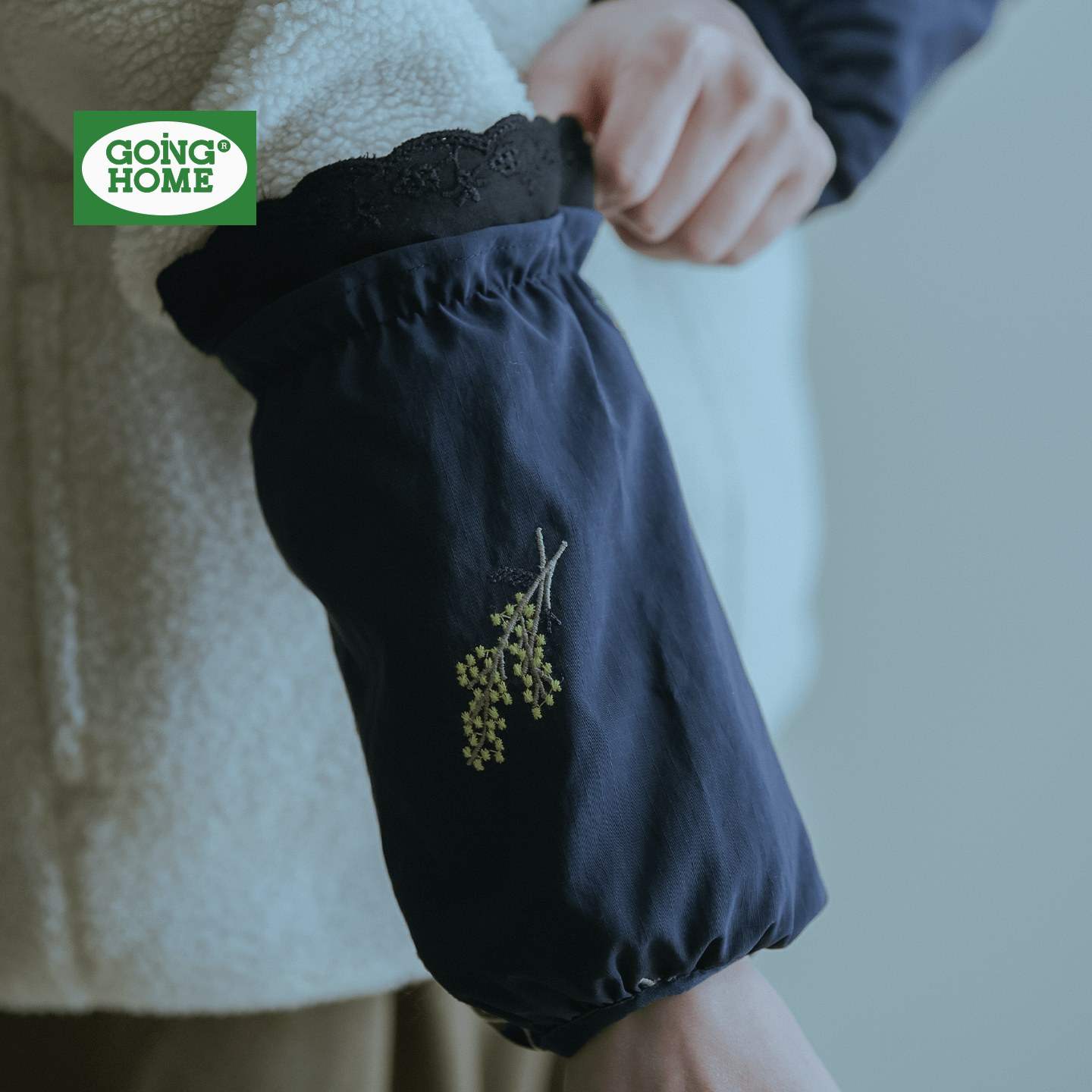 办公防污耐磨白领刺绣款袖套