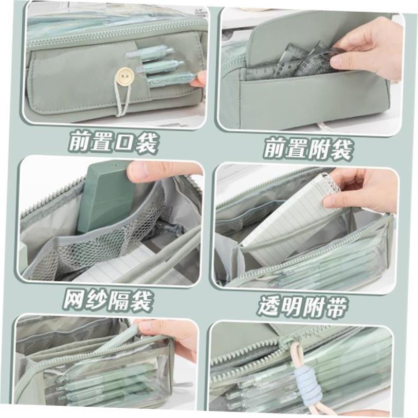 Large Capacity Pencil Case School Multifunction Pen Case