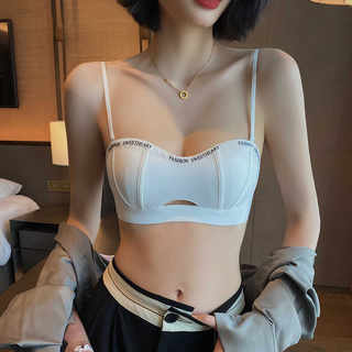 性感内衣女小胸聚拢夏季薄款无钢圈纯欲舒适无痕细肩带文胸罩套装