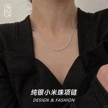 项链女款2025新款夏天配裙子纯银轻奢高级感休闲饰品夏季设计感